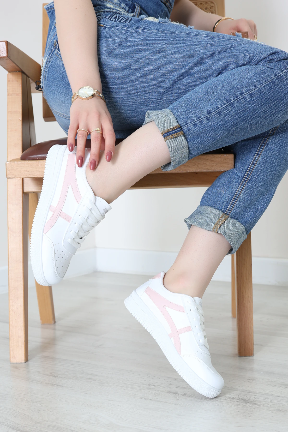 Günlük Spor Ayakkabı Beyazpudra - 40133.264.