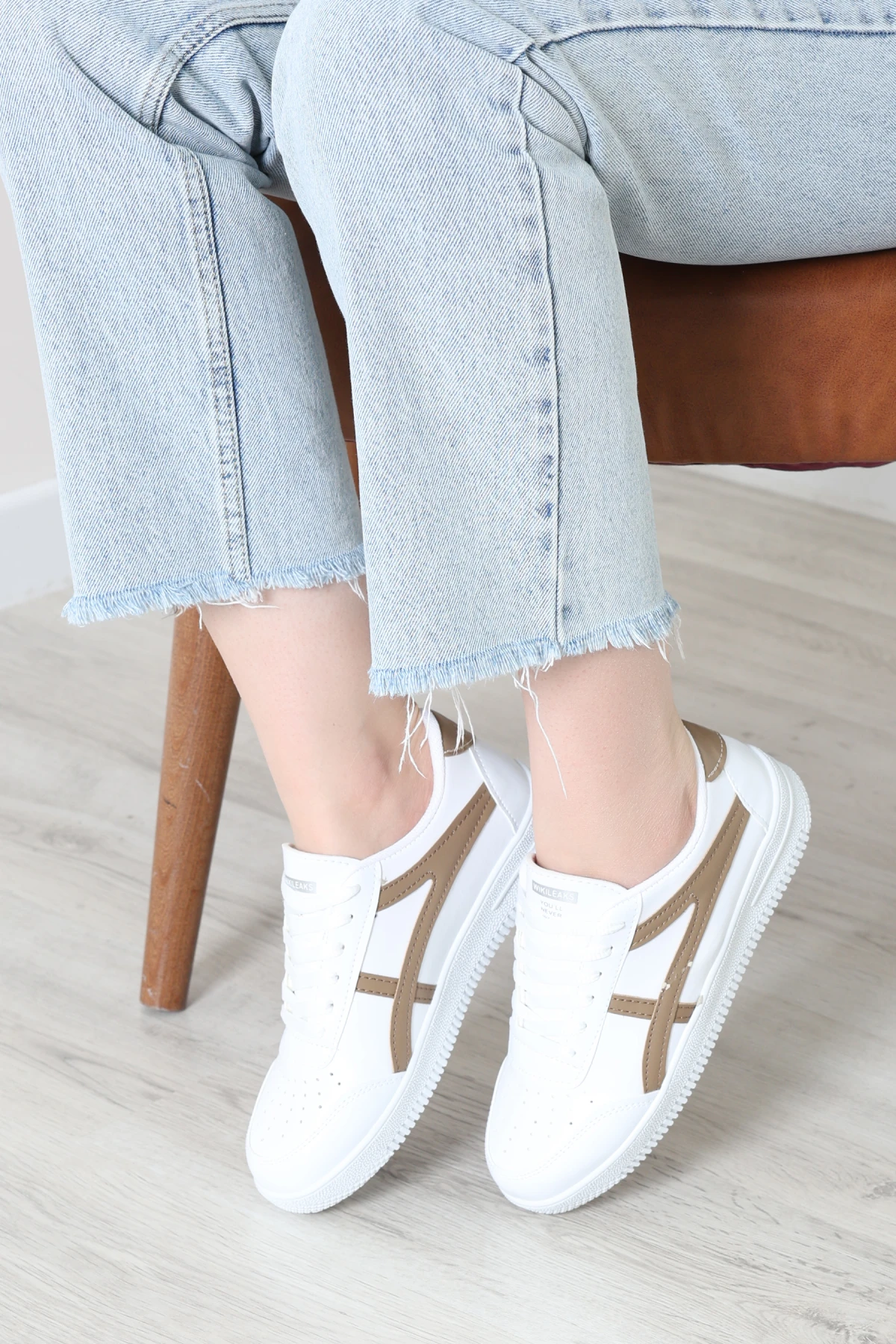 Günlük Spor Ayakkabı Beyazkahve - 40133.264.