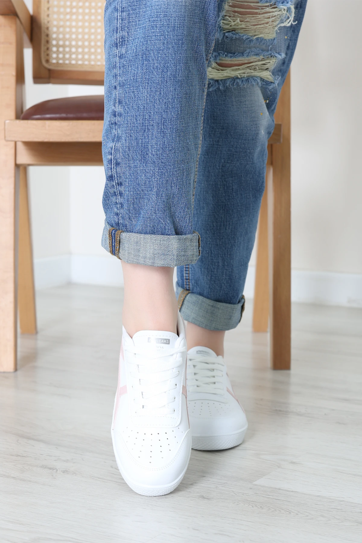 Günlük Spor Ayakkabı Beyazpudra - 40133.264.