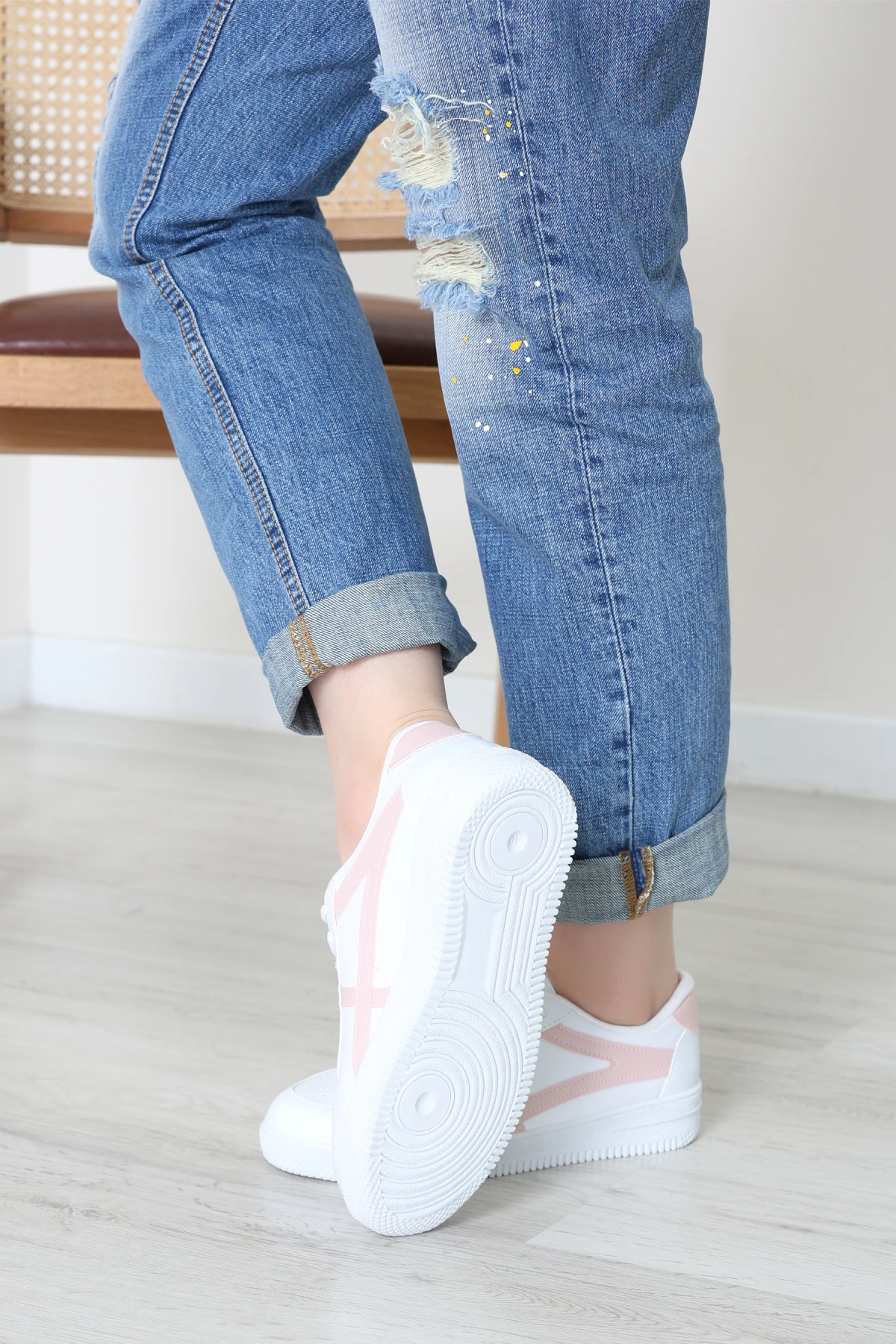 Günlük Spor Ayakkabı Beyazpudra - 40133.264.