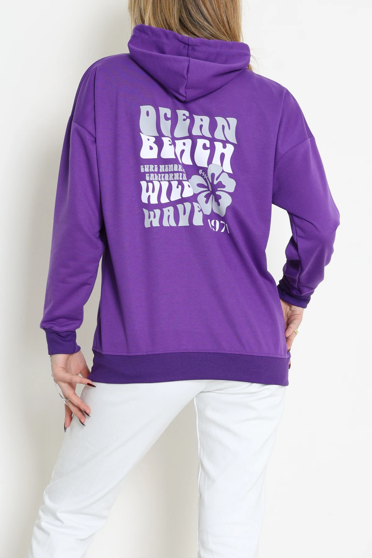 2 İplik Kanguru Cepli Kapşonlu Sweat Morekru - 42721.1878.