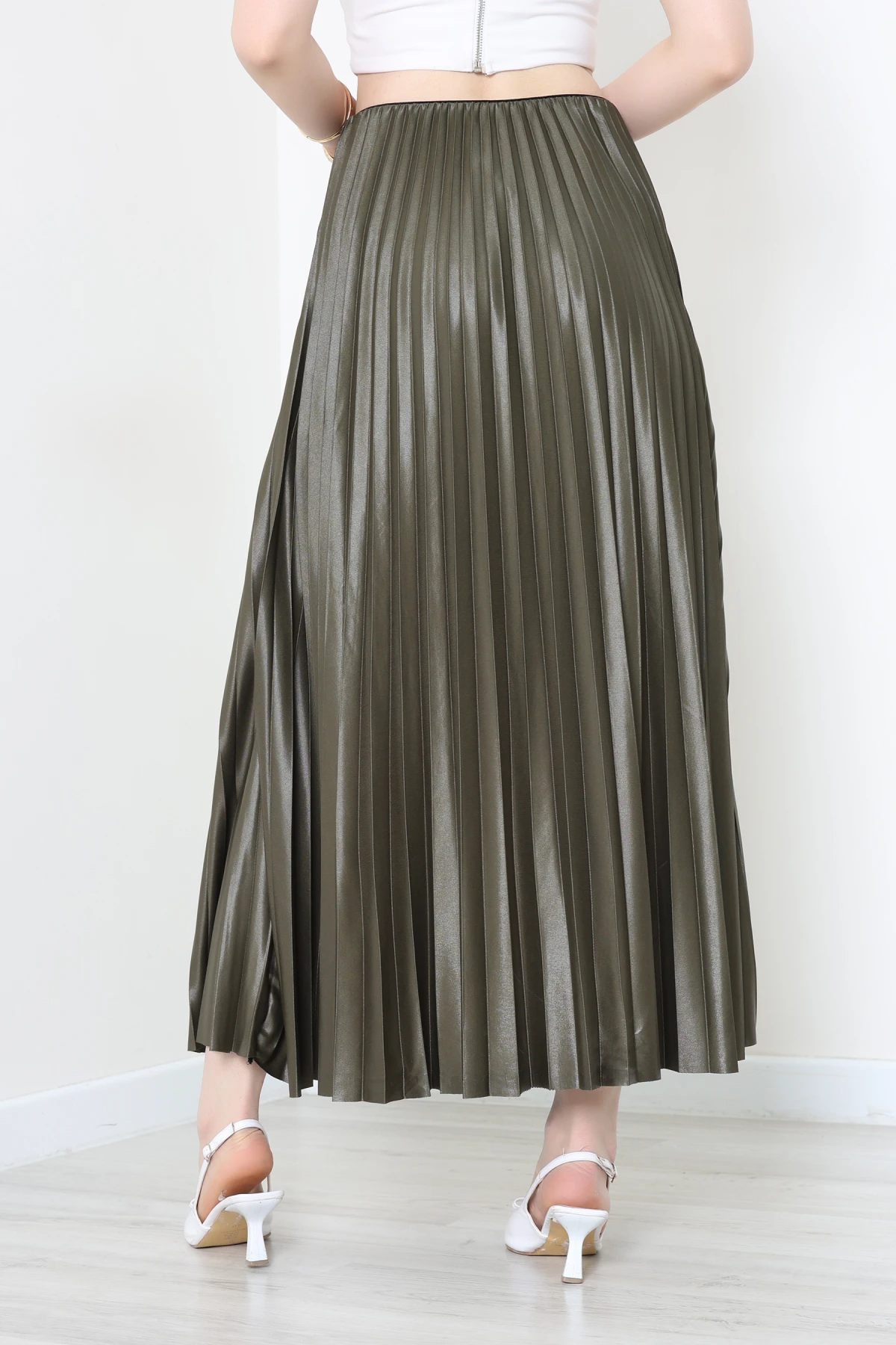 Pileli Etek Haki - 44029.2111.