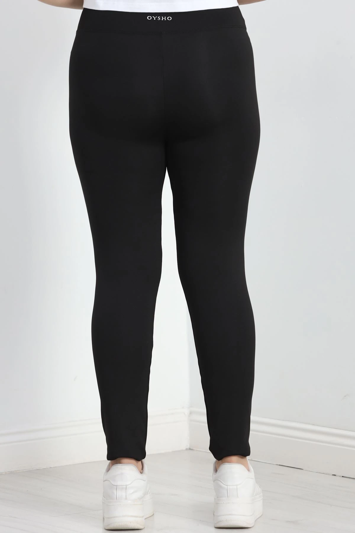 Bel Yazılı Battal Dalgıç Tayt Siyah - 50073.1098.