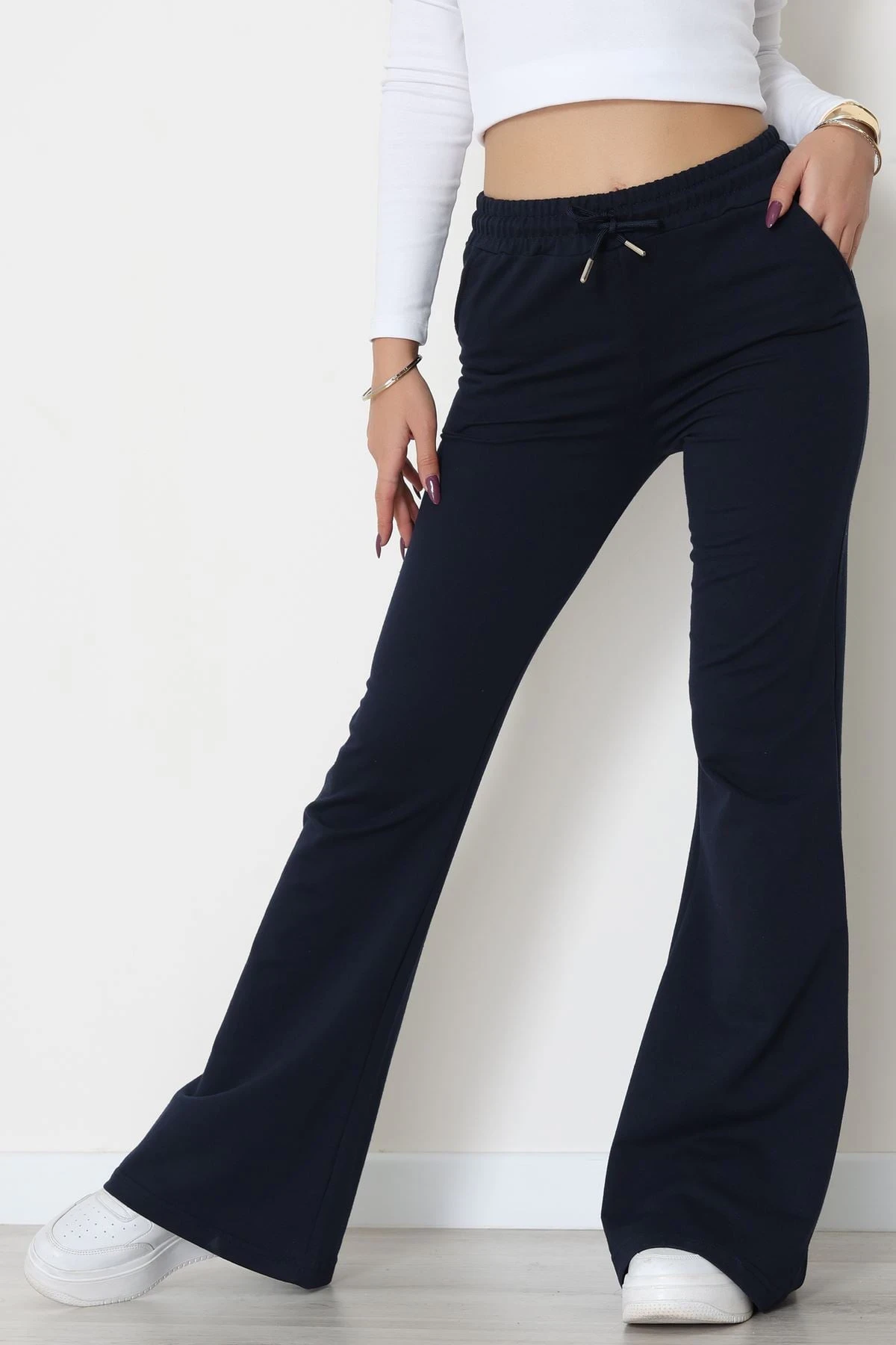 2 İplik İspanyol Paça Eşofman Altı Laci - 52118.1857.