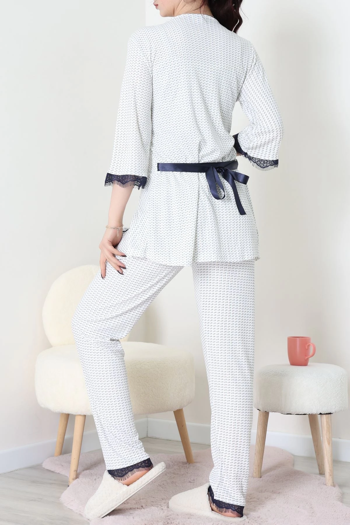 3'Lü Pijama Seti Beyaz - 52170.2123.