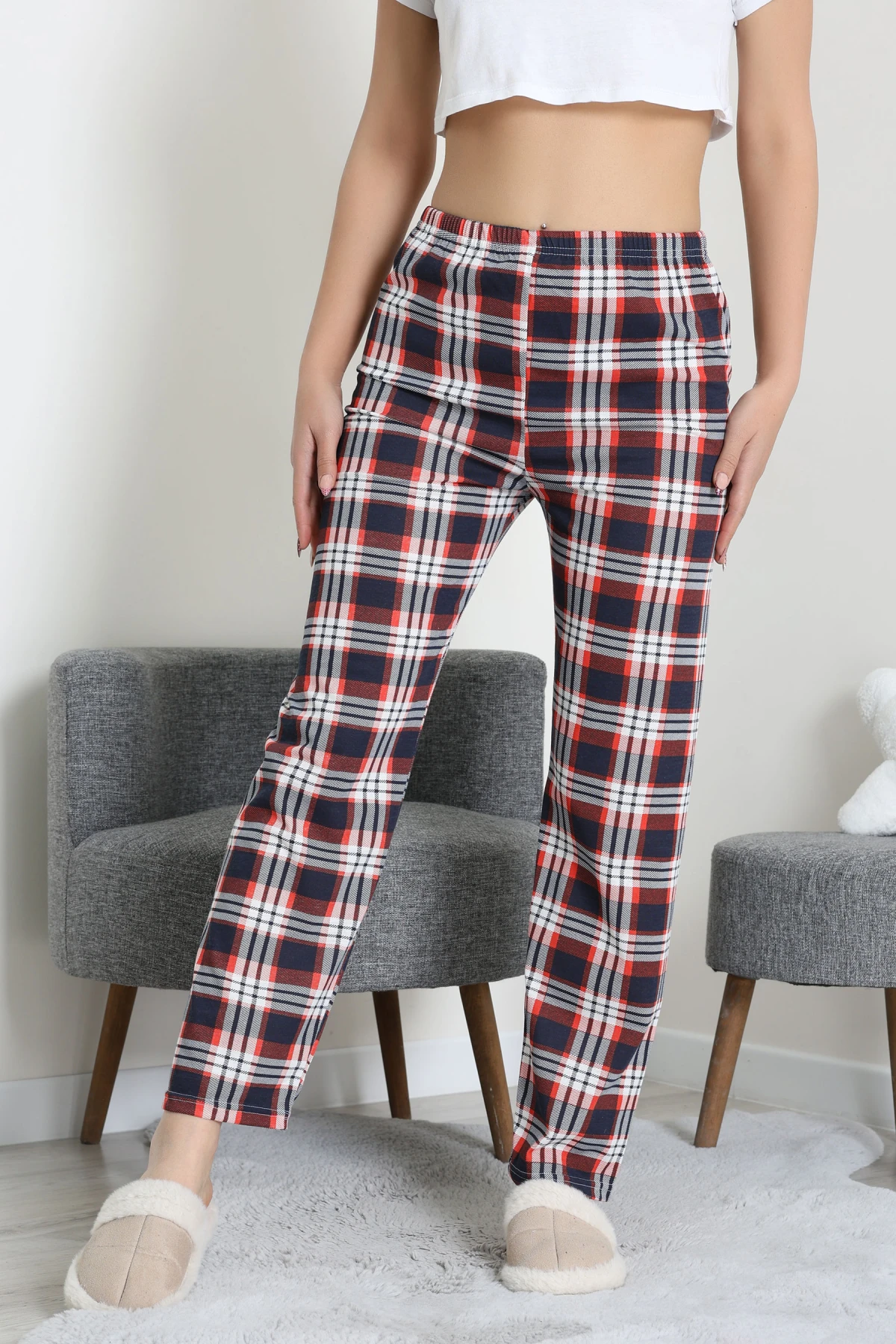 Süprem Pijama Altı Lacivertbeyaz - 52255.1929.