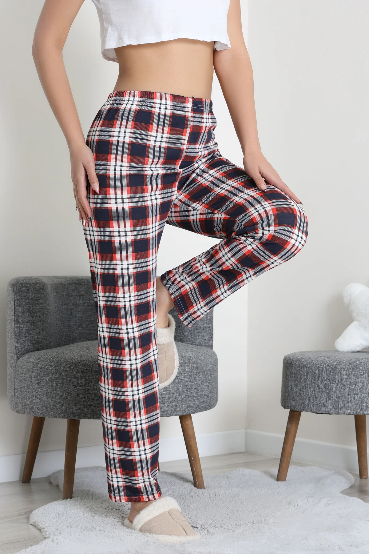 Süprem Pijama Altı Lacivertbeyaz - 52255.1929.