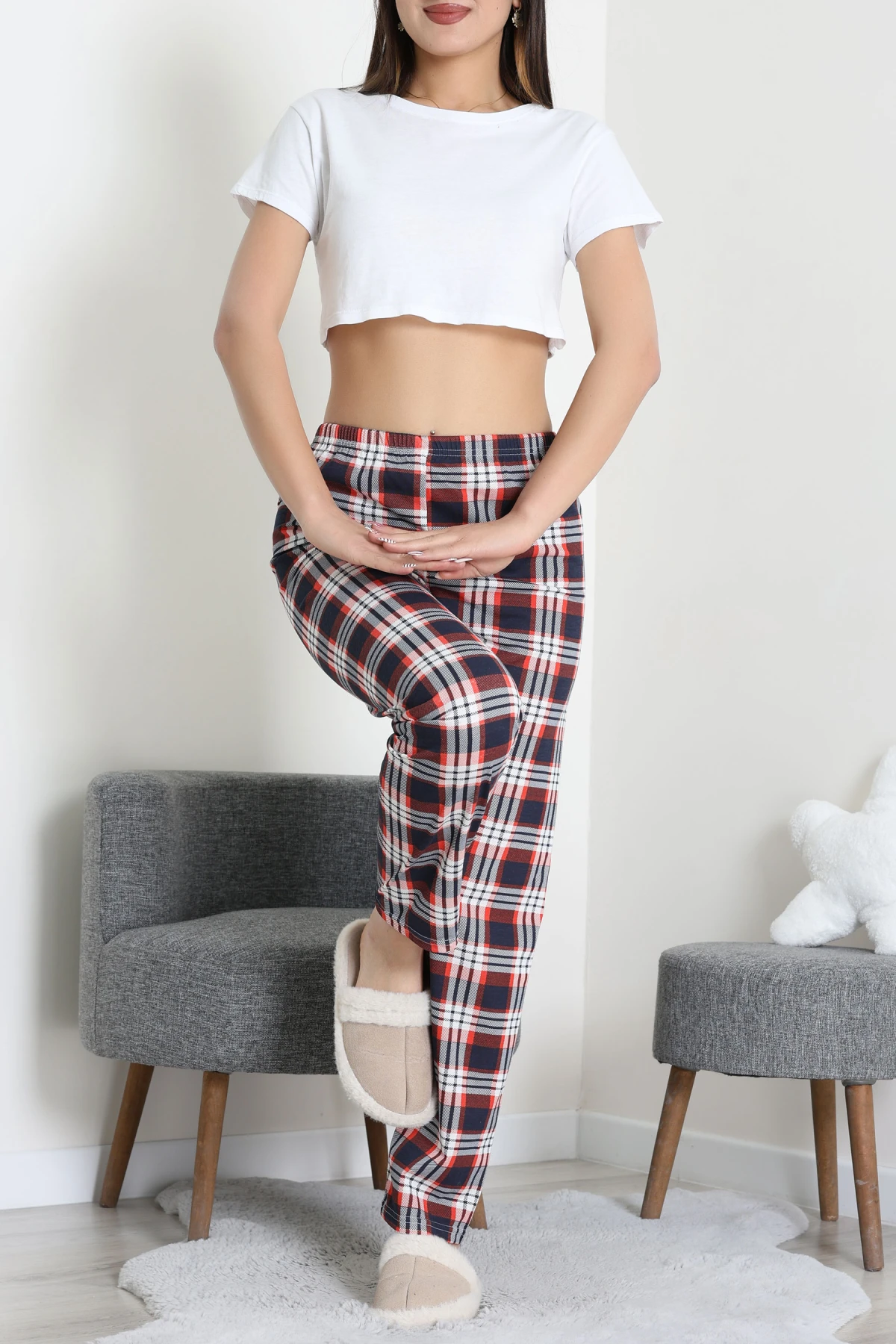 Süprem Pijama Altı Lacivertbeyaz - 52255.1929.