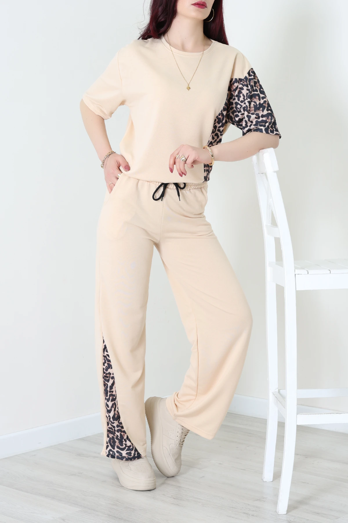 2 İplik Eşofman Takımı Bej - 52267.1005.