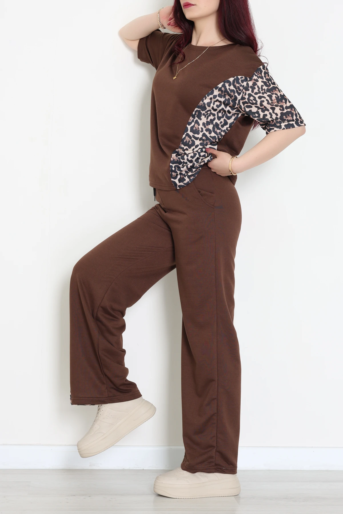 2 İplik Eşofman Takımı Kahve - 52267.1005.