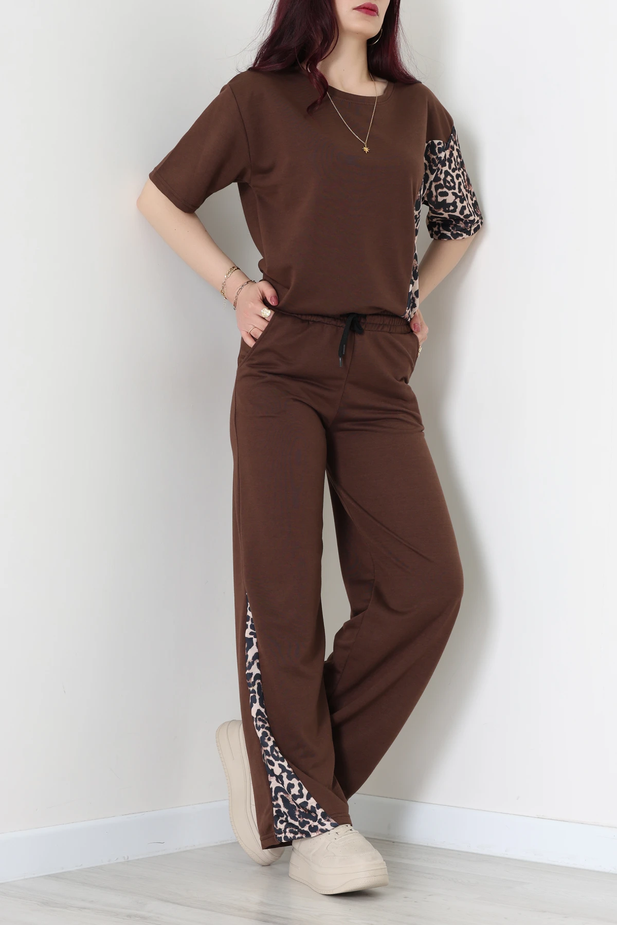 2 İplik Eşofman Takımı Kahve - 52267.1005.