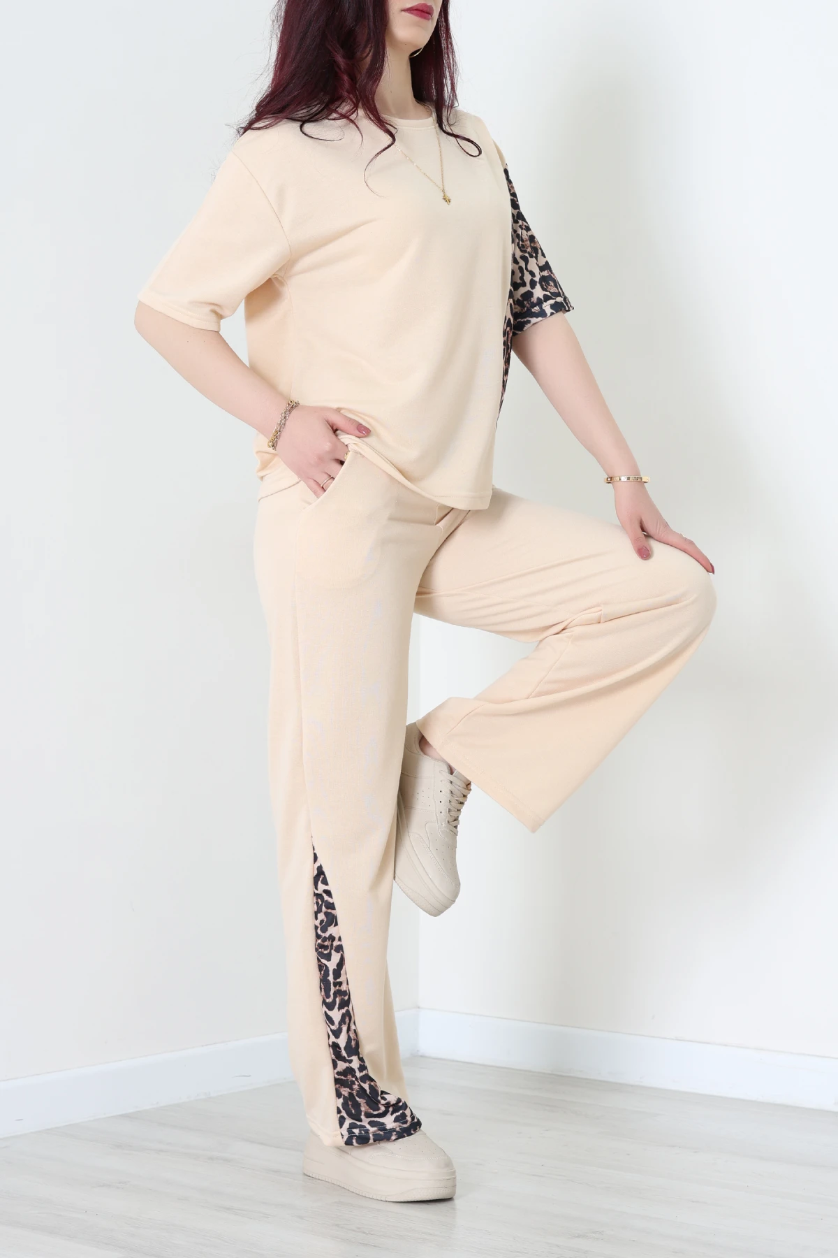 2 İplik Eşofman Takımı Bej - 52267.1005.