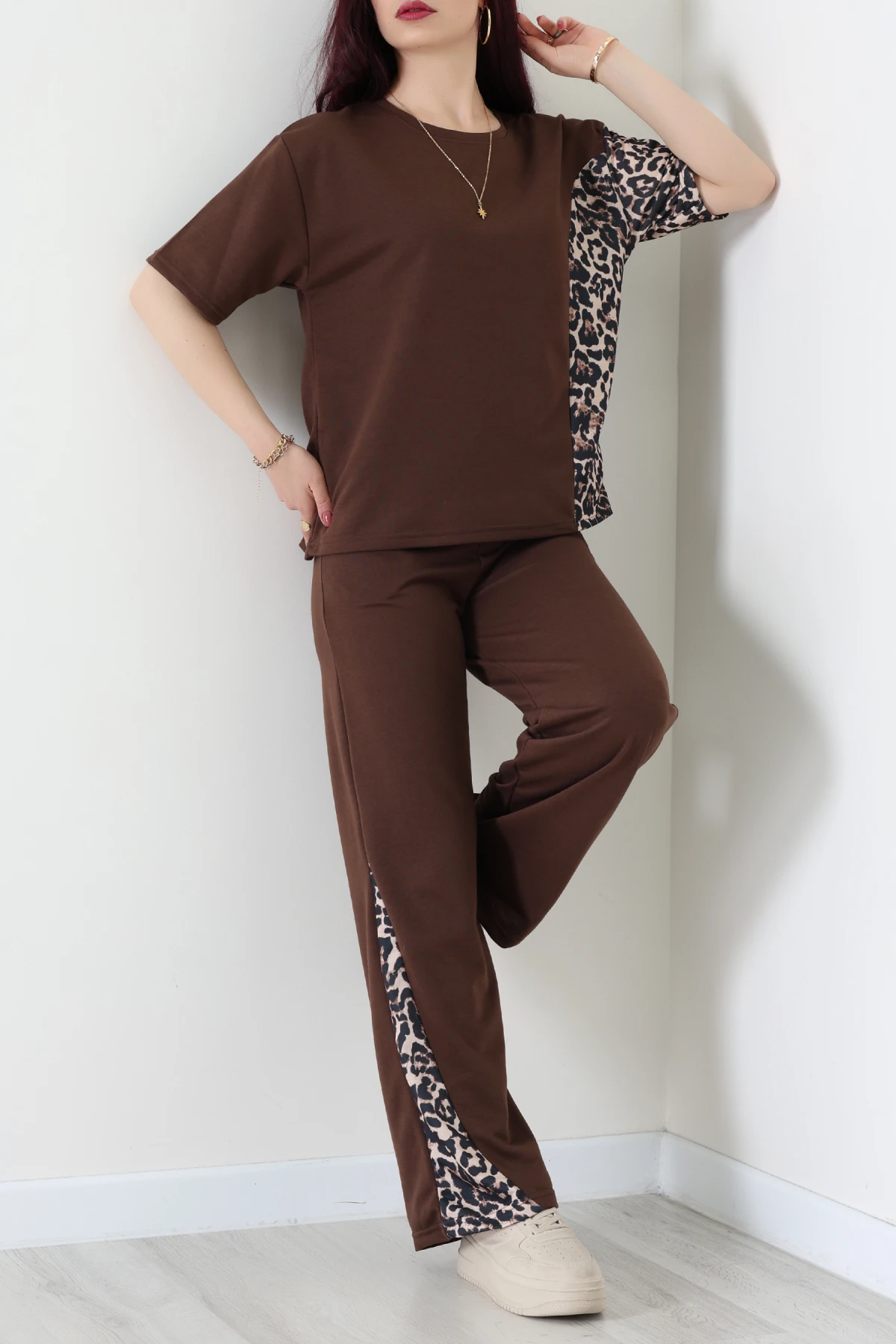 2 İplik Eşofman Takımı Kahve - 52267.1005.