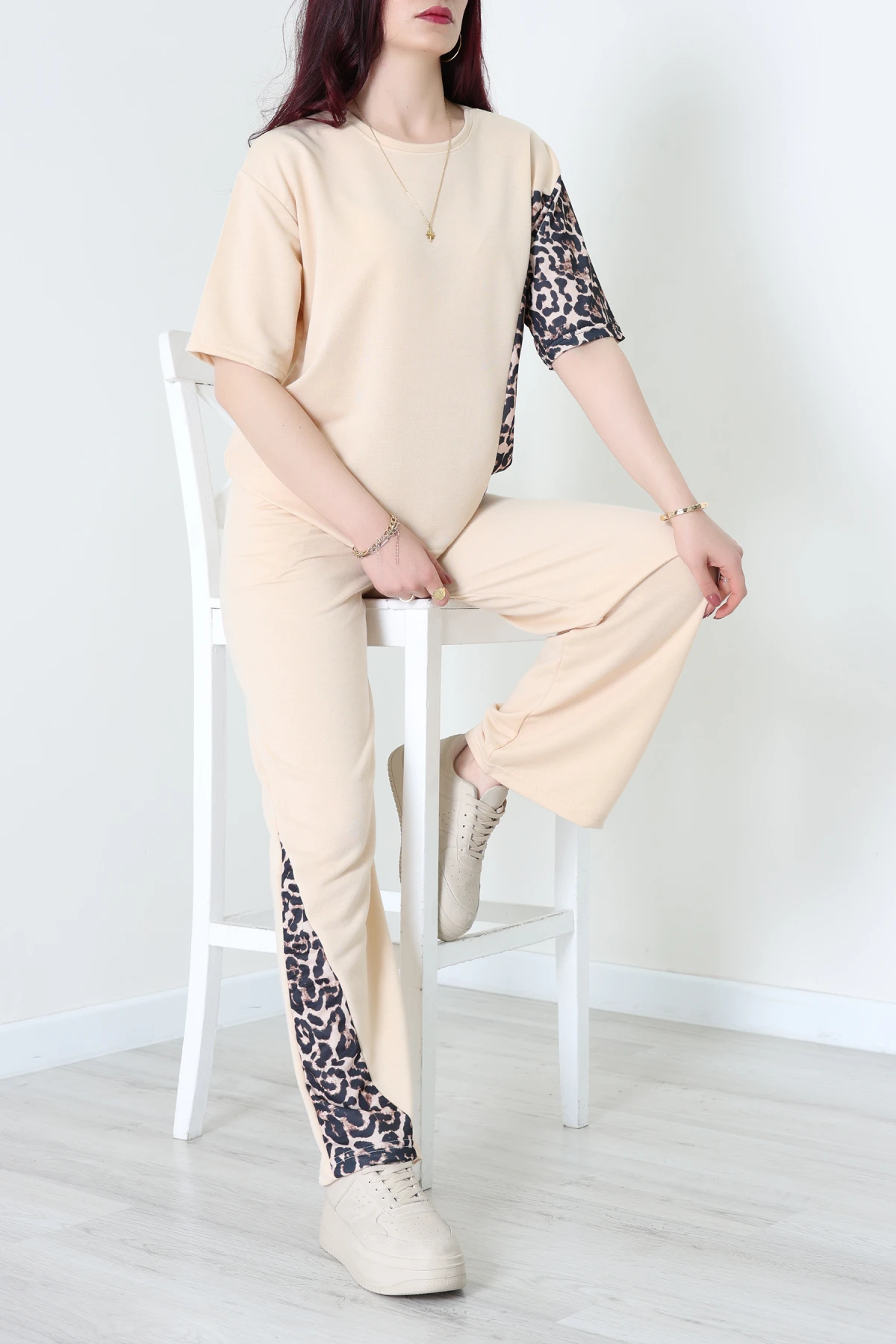 2 İplik Eşofman Takımı Bej - 52267.1005.