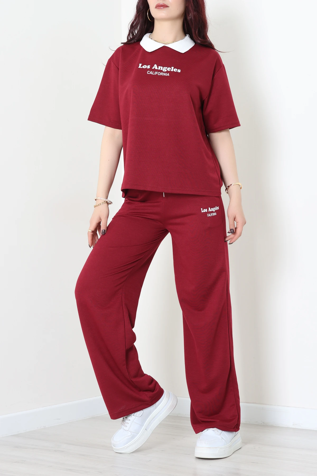 2 İplik Eşofman Takımı Bordo - 52279.1005.