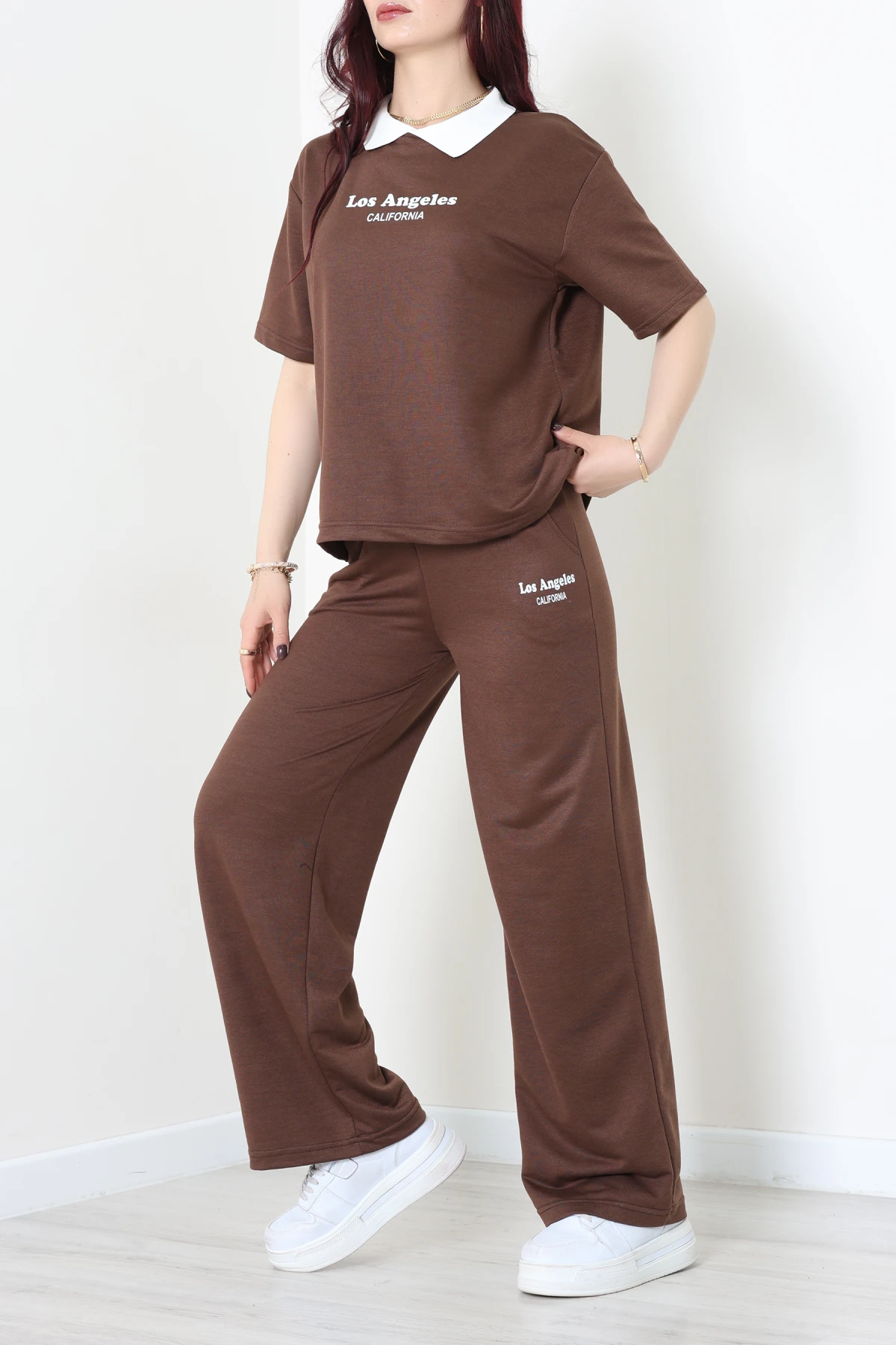 2 İplik Eşofman Takımı Kahve - 52279.1005.