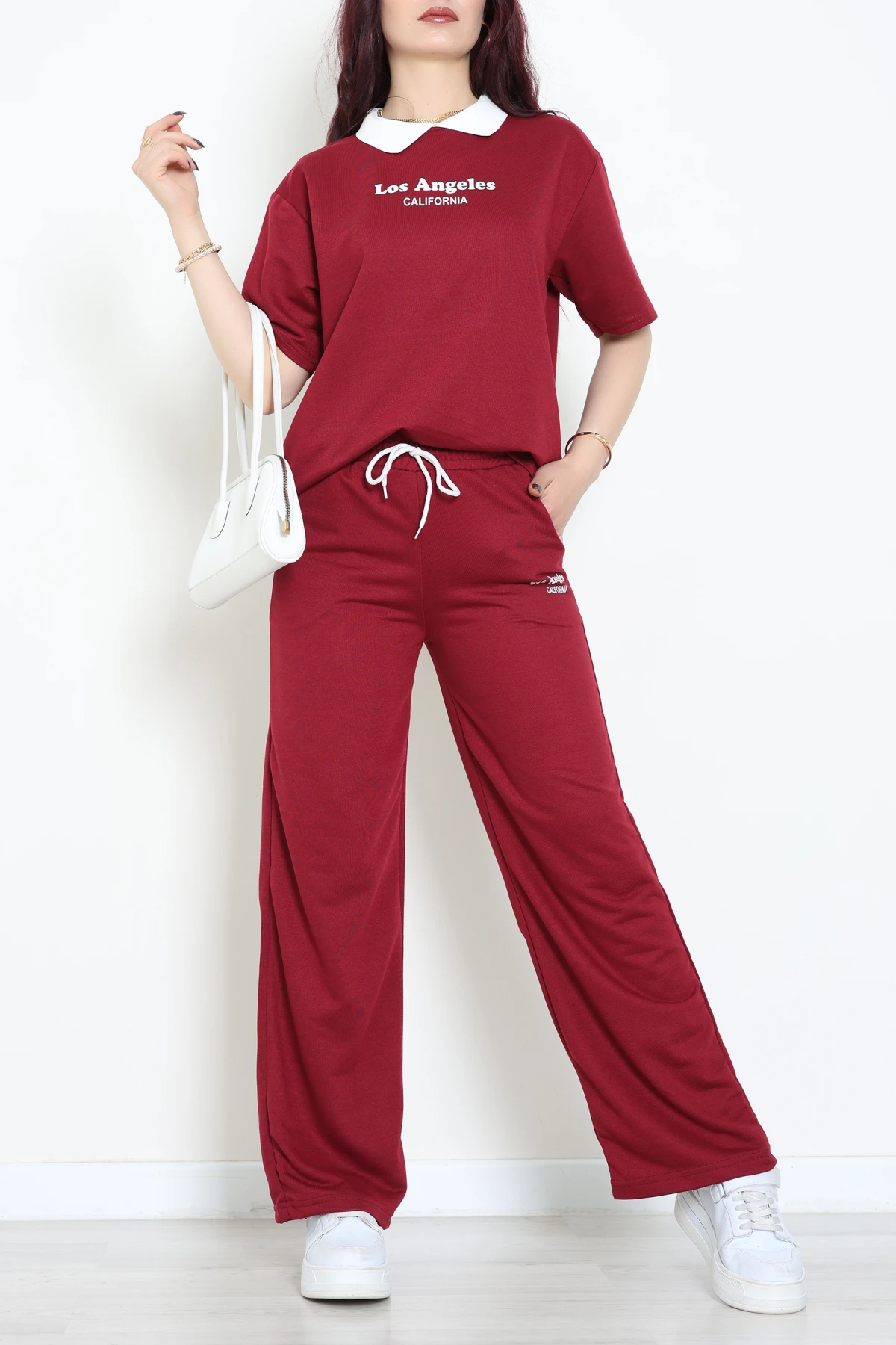 2 İplik Eşofman Takımı Bordo - 52279.1005.