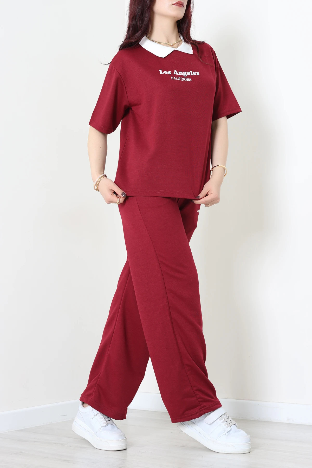 2 İplik Eşofman Takımı Bordo - 52279.1005.