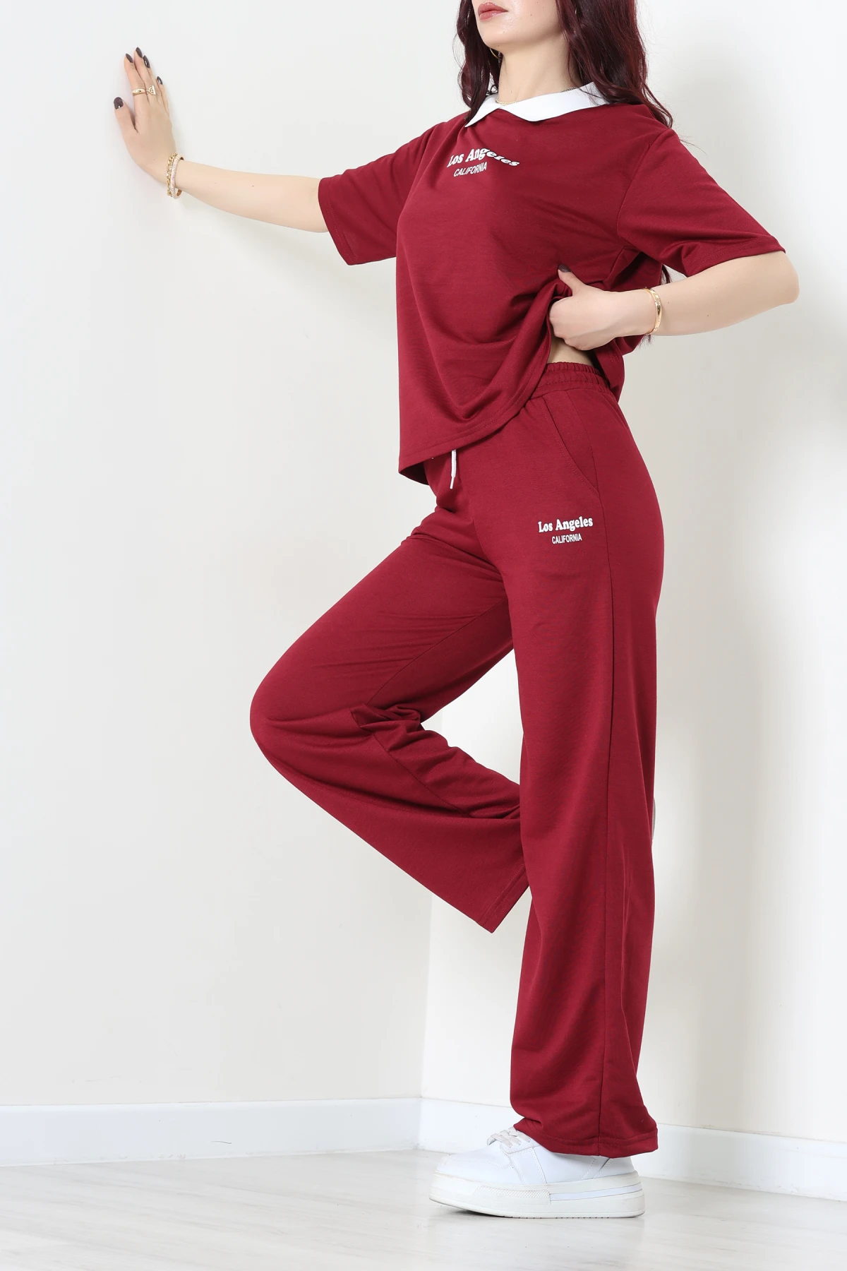 2 İplik Eşofman Takımı Bordo - 52279.1005.