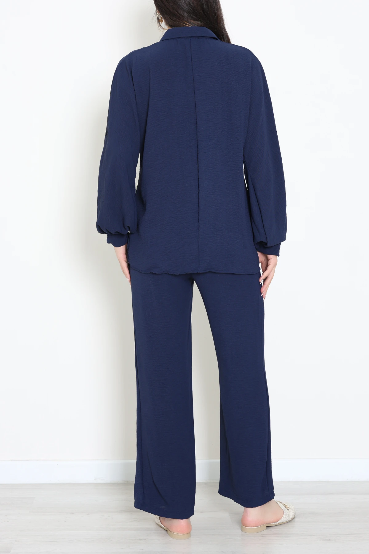 Çiçekli Ayrobin Takım Lacivert - 55145.2111.