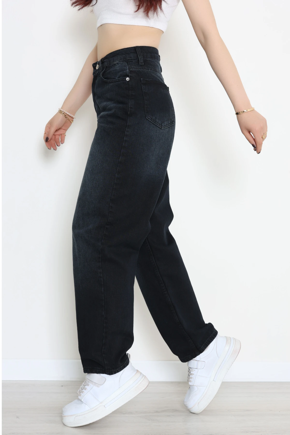 Baggy Kot Pantolon Lacivert - 55595.2088.