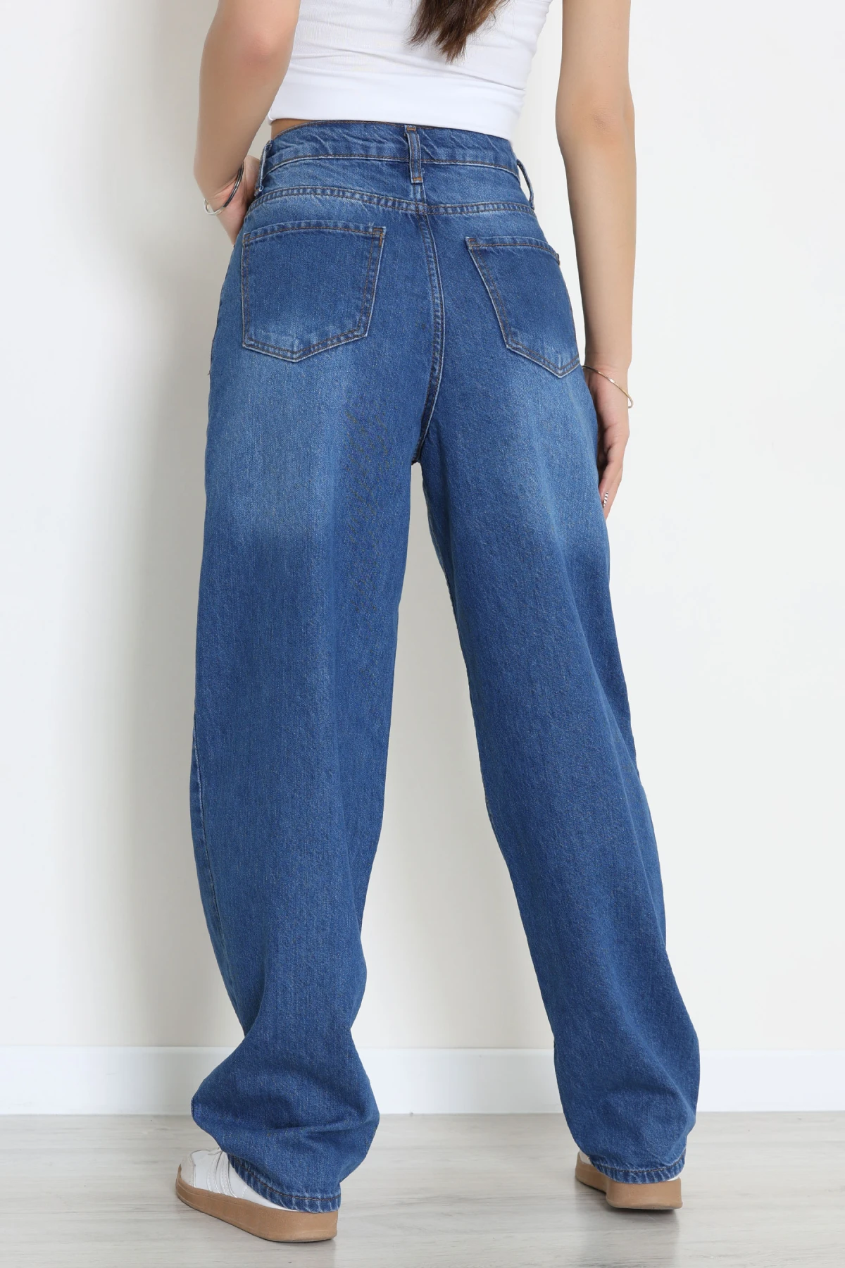 Baggy Kot Pantolon Mavi - 55595.2088.