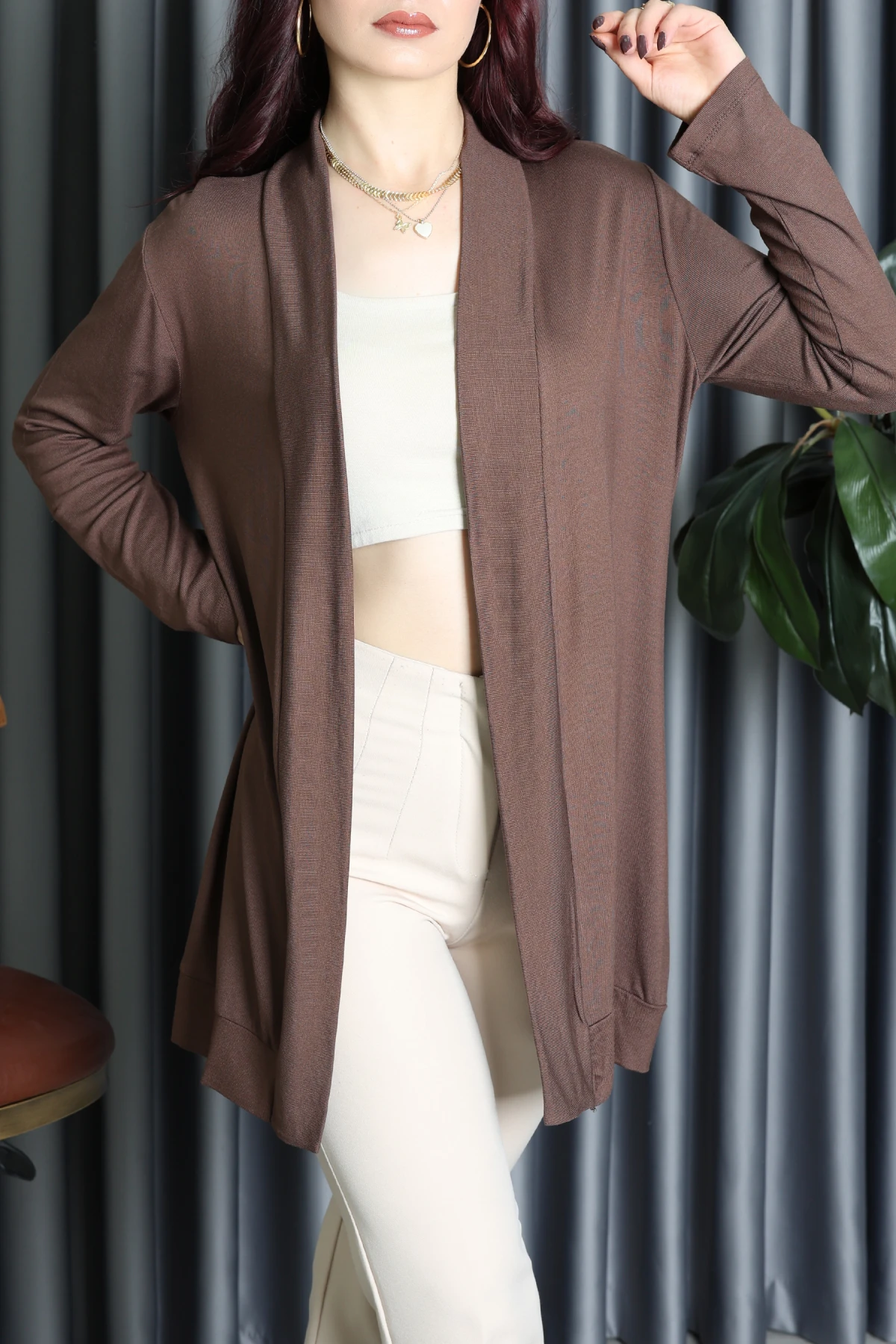 Çilek Yazlık Hırka Kahve - 6722.360.