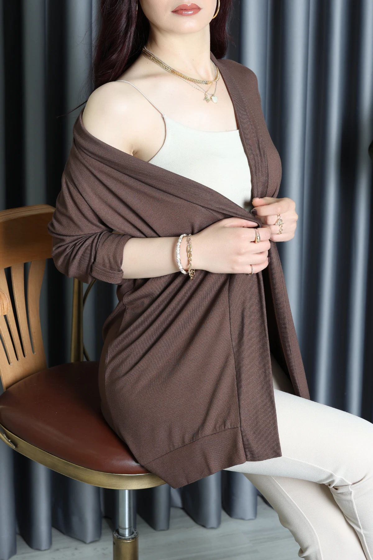 Çilek Yazlık Hırka Kahve - 6722.360.