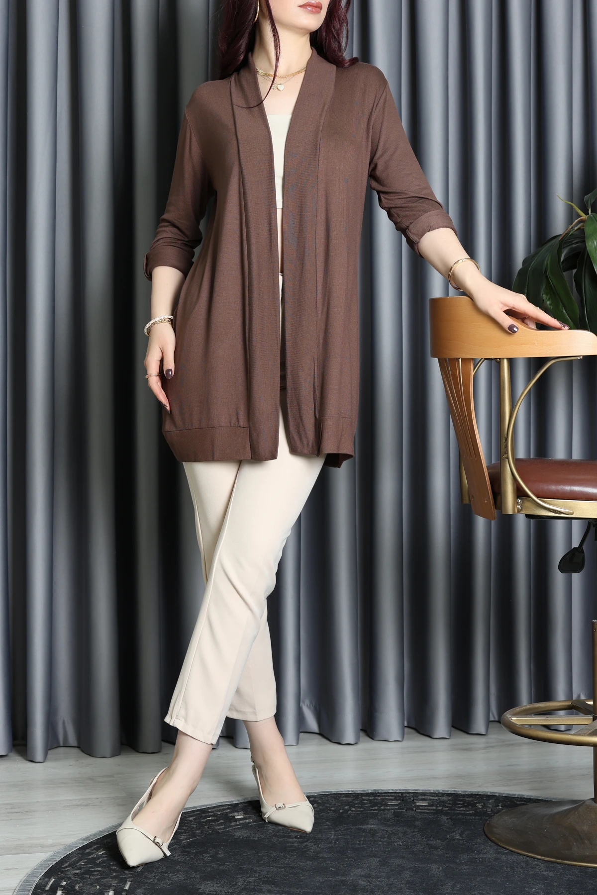 Çilek Yazlık Hırka Kahve - 6722.360.