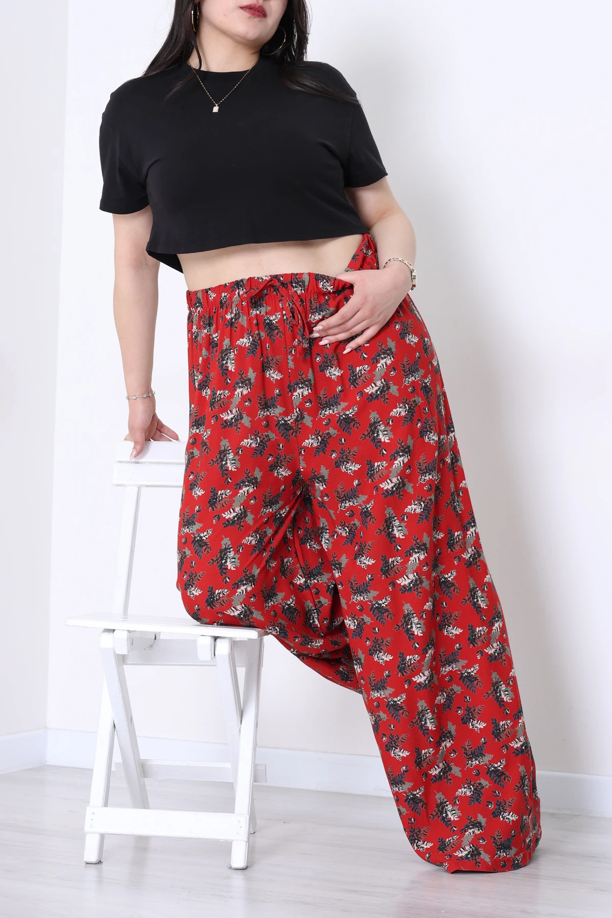 Battal Viskon Pantolon Kiremit - 70337.701.