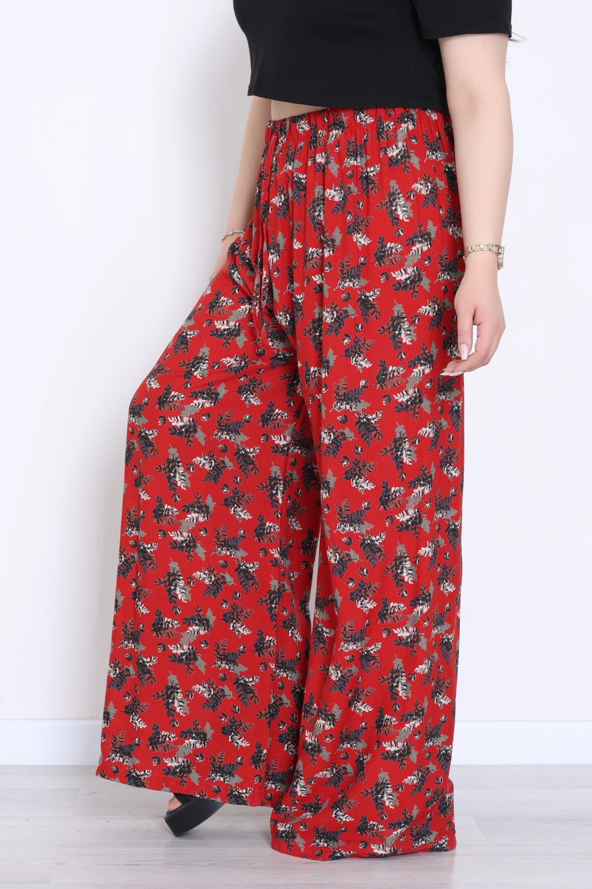 Battal Viskon Pantolon Kiremit - 70337.701.