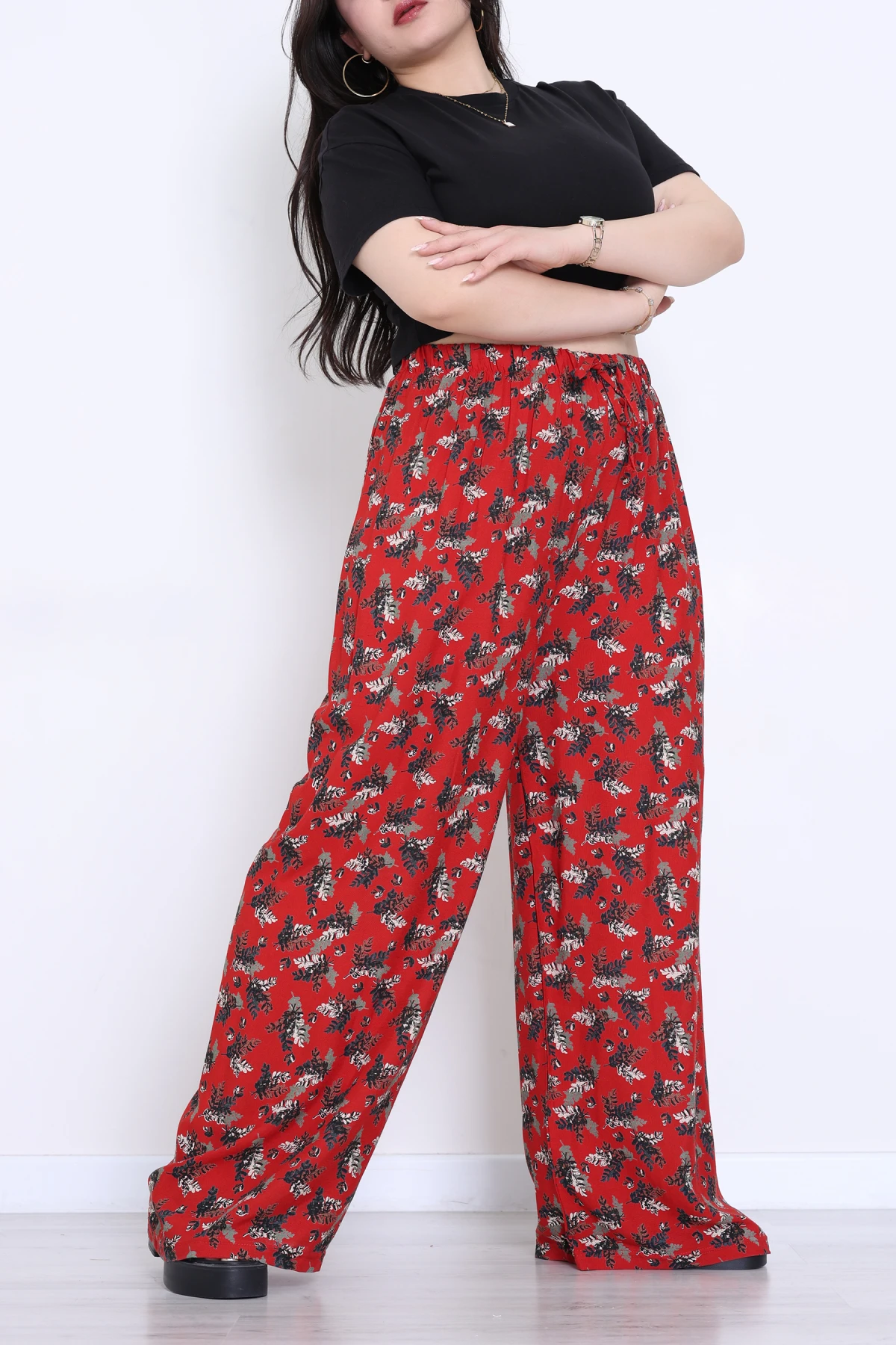 Battal Viskon Pantolon Kiremit - 70337.701.