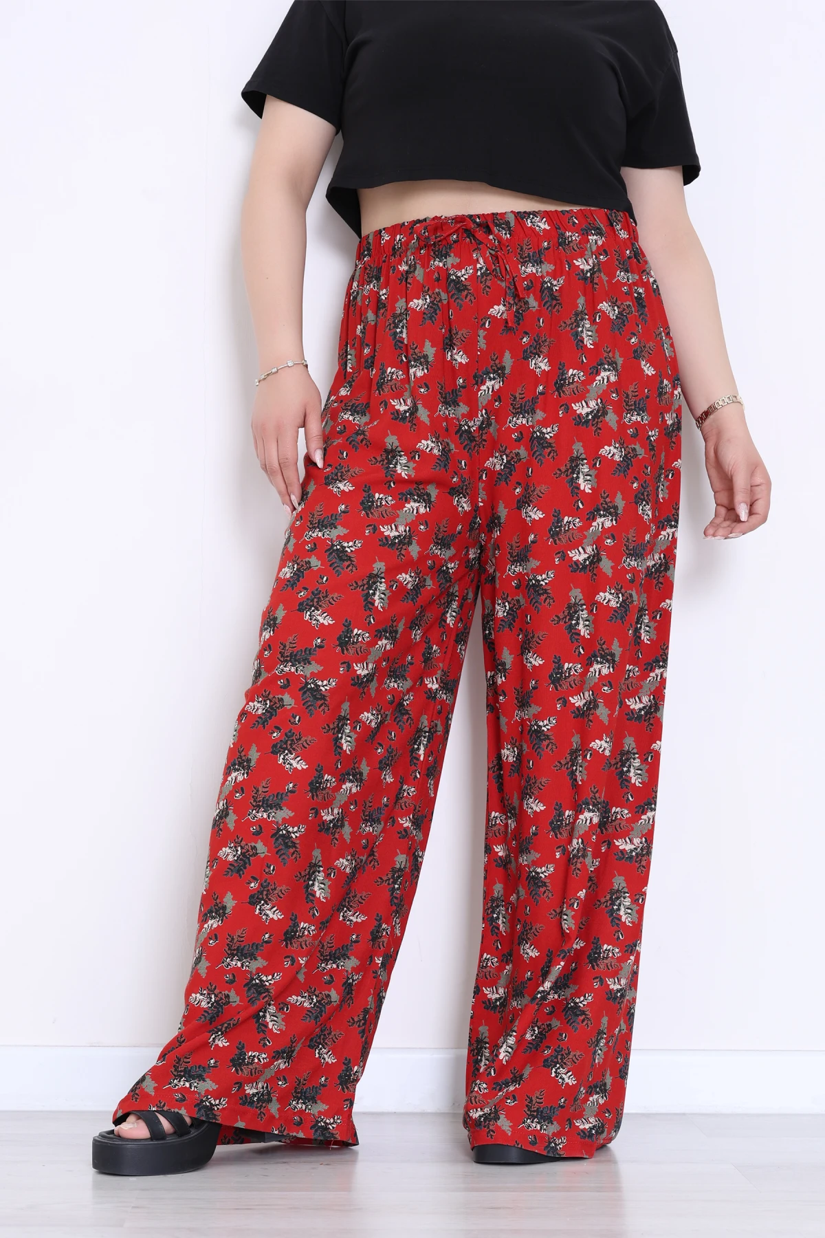 Battal Viskon Pantolon Kiremit - 70337.701.