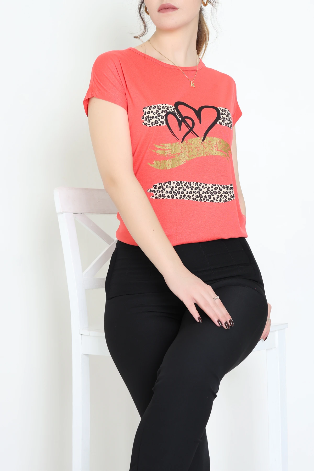 Baskılı Viskon Bluz Yavruağzı - 70646.599.