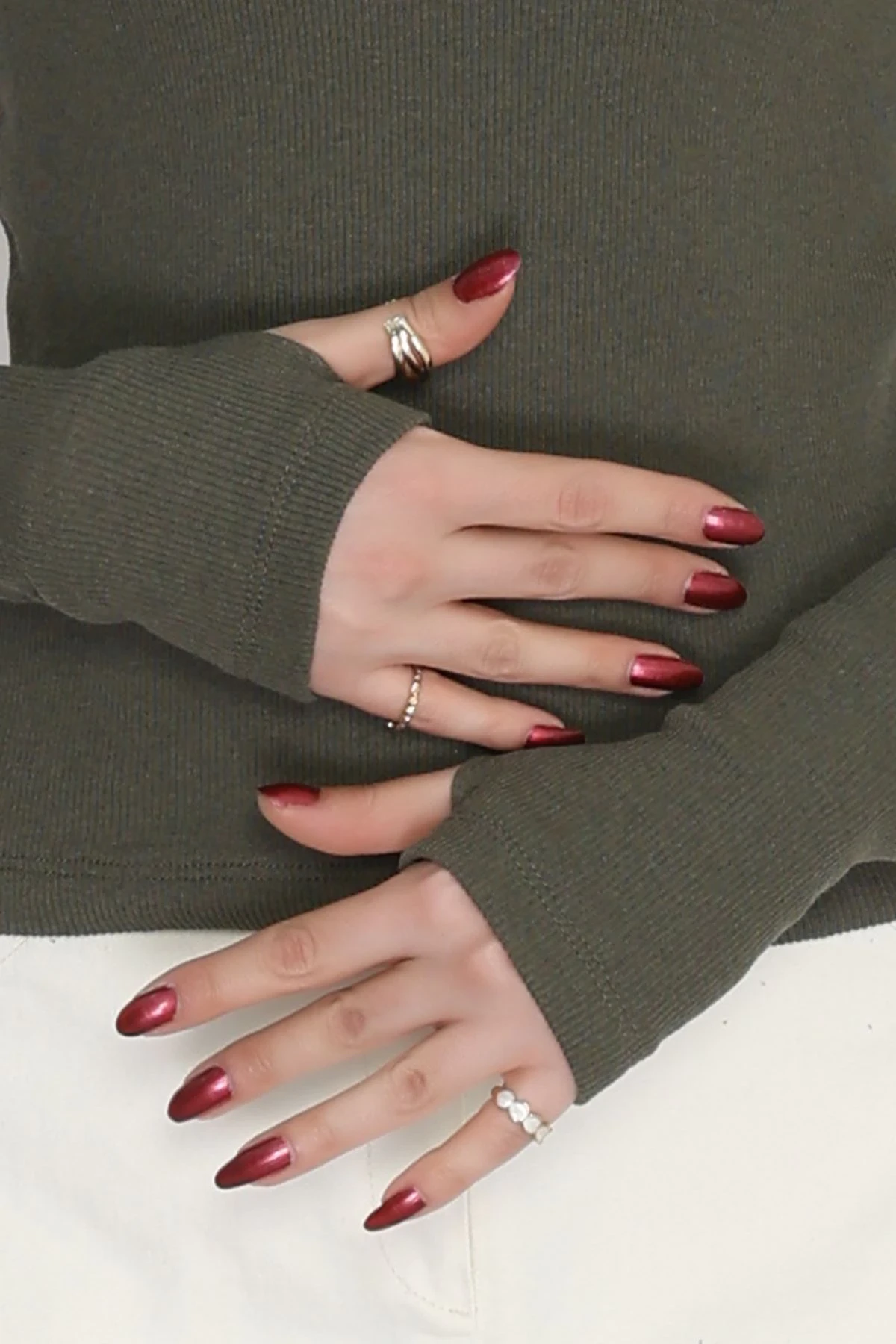 Bisiklet Yaka Omuz Düğmeli Kaşkorse Body Haki - 70790.599.