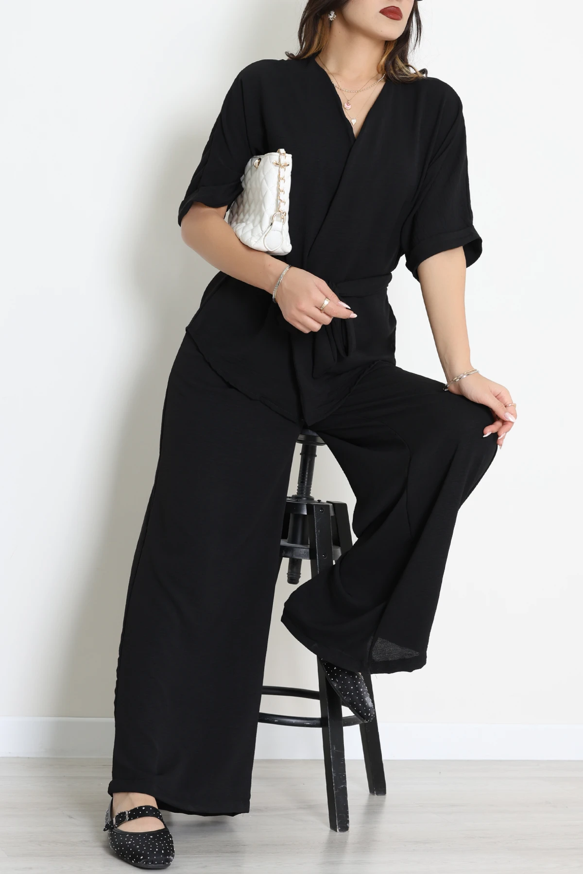 Ayrobin Kimono Takım Siyah - 71110.701.