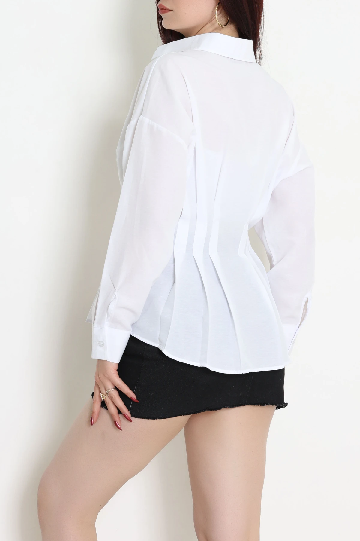 Bel Pensli Gömlek  Beyaz - 71142.1402.