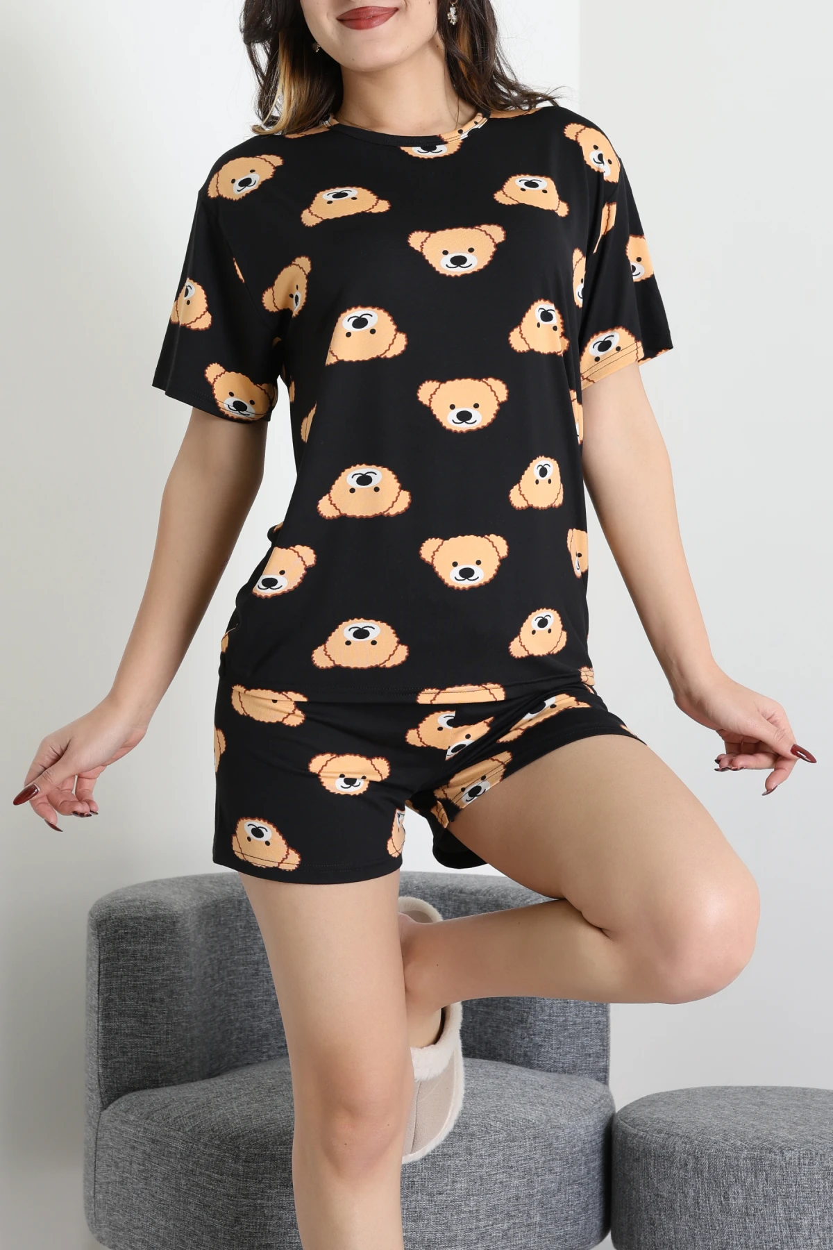 Alt Üst Aynı Şort Takım Ayıkafa - 793.1287.