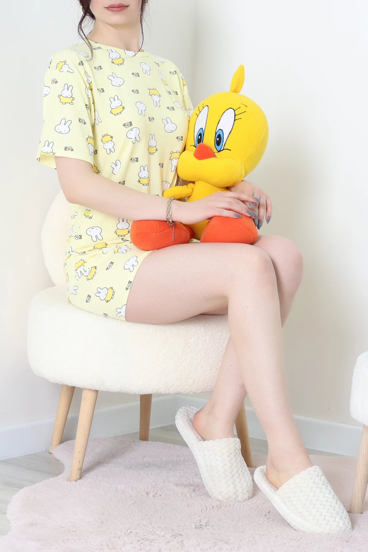 Alt Üst Aynı Şort Takım Sarıtavşan - 793.1287.