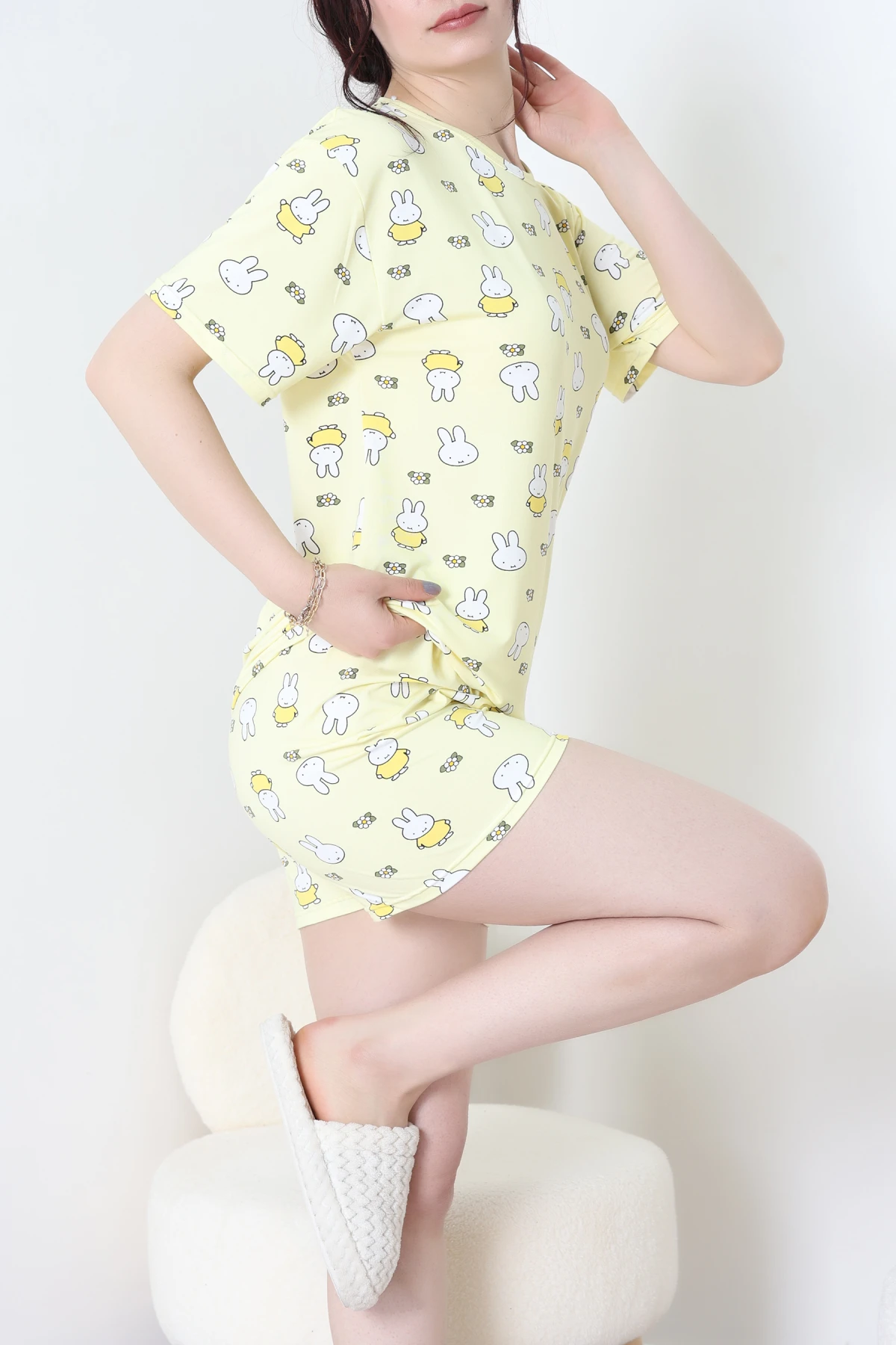 Alt Üst Aynı Şort Takım Sarıtavşan - 793.1287.