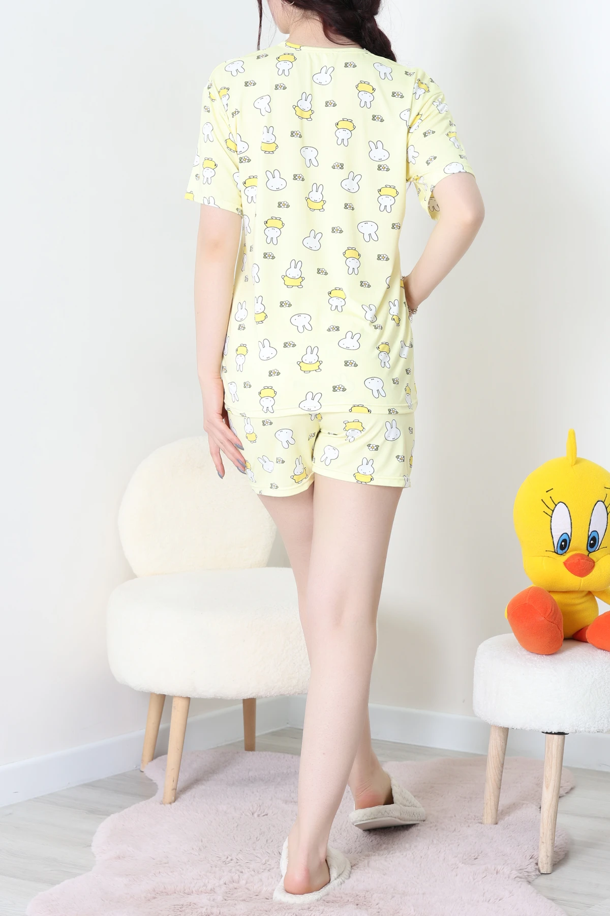 Alt Üst Aynı Şort Takım Sarıtavşan - 793.1287.