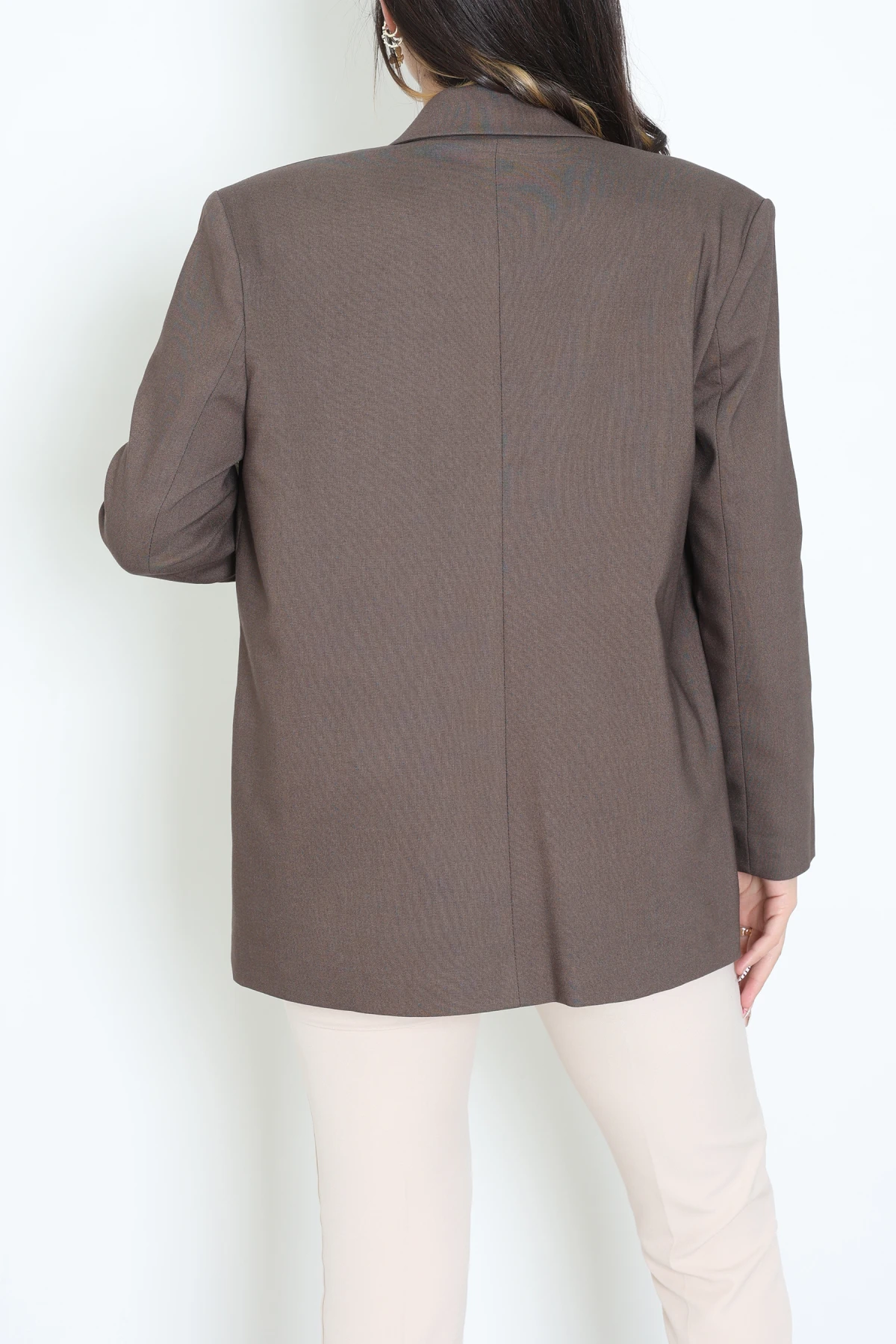 Astarlı Blazer Ceket Kahve - 8120.1437.