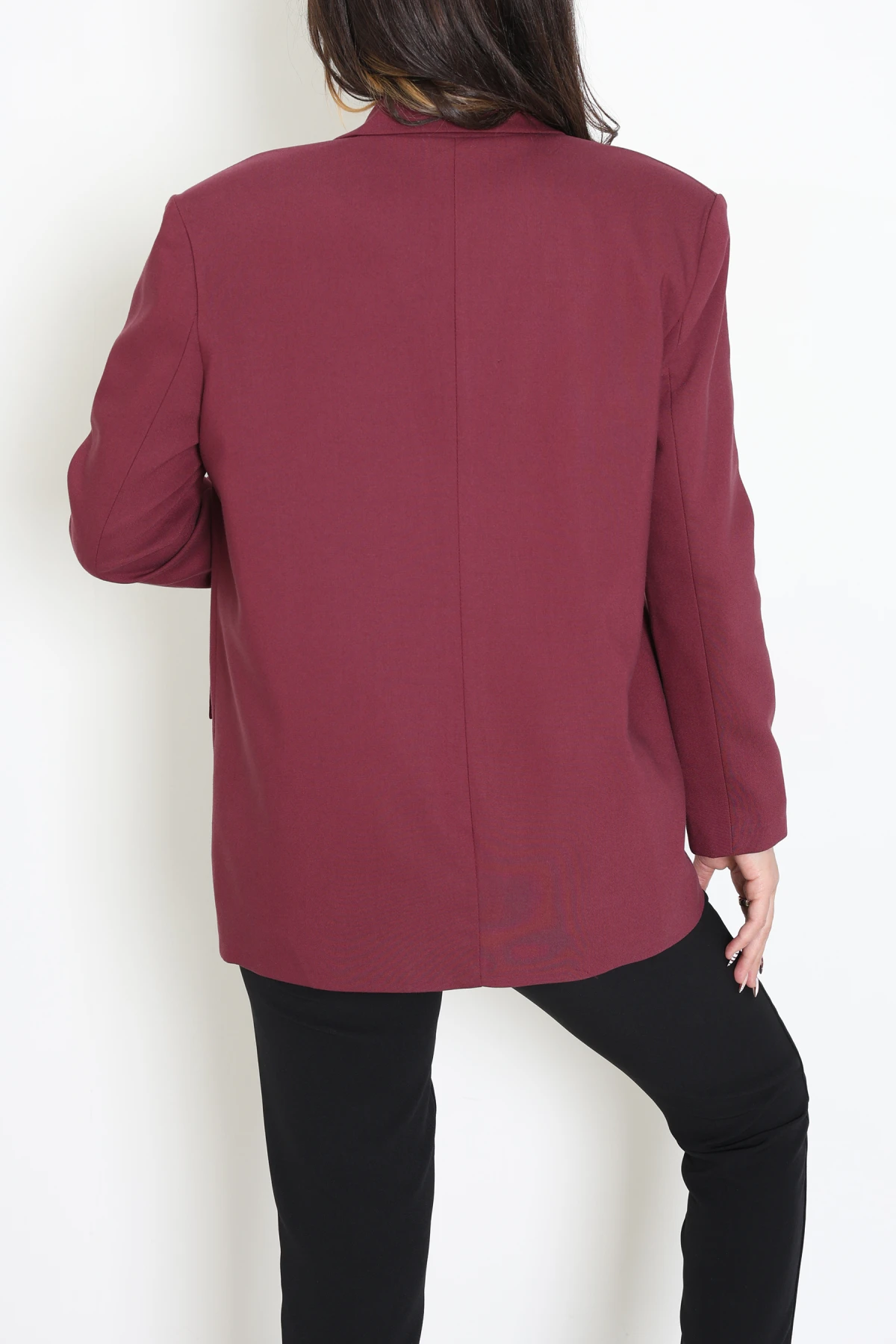 Astarlı Blazer Ceket Bordo - 8120.1437.