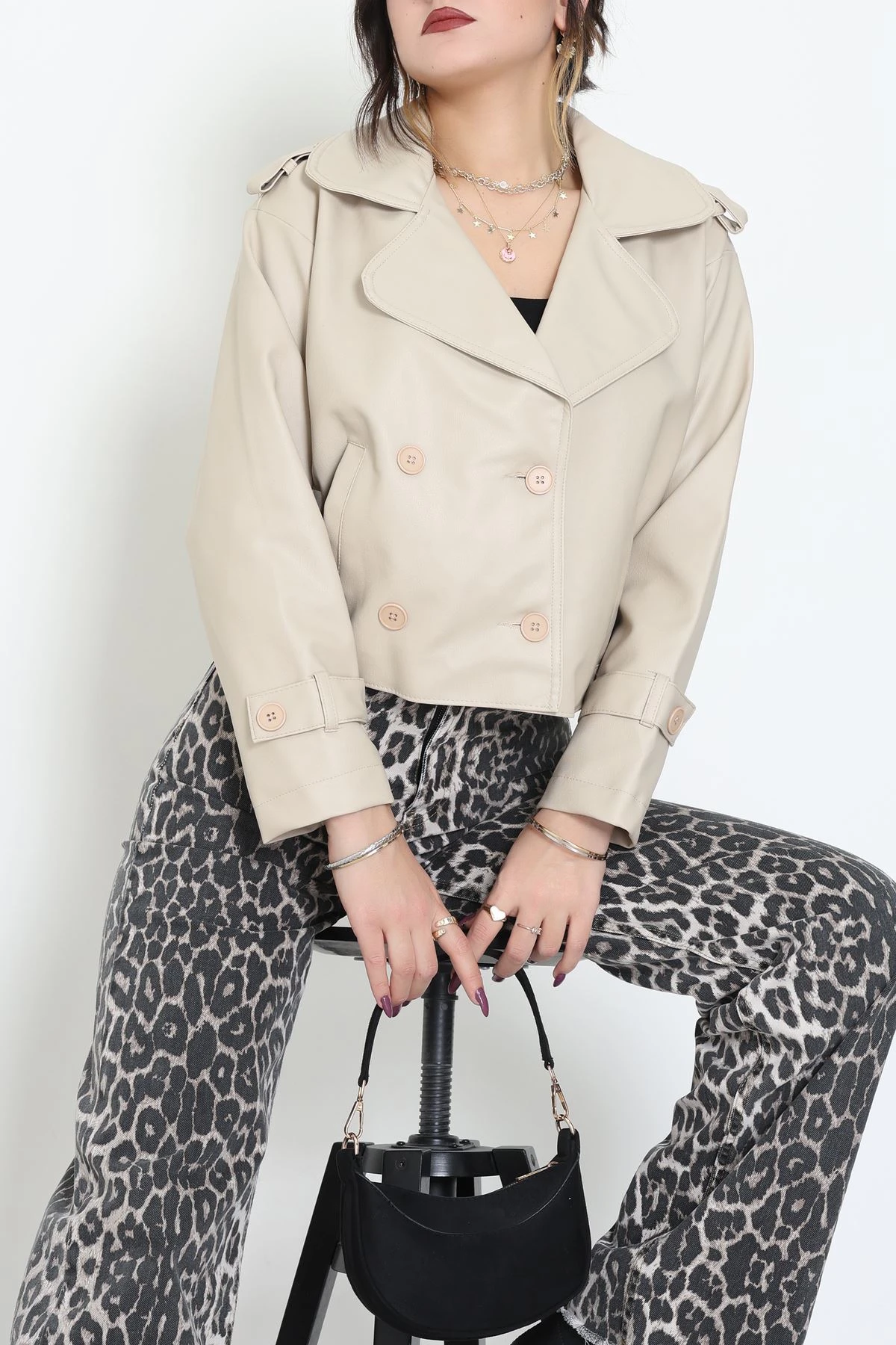 Astarlı Deri Ceket Taş - 8678.179.