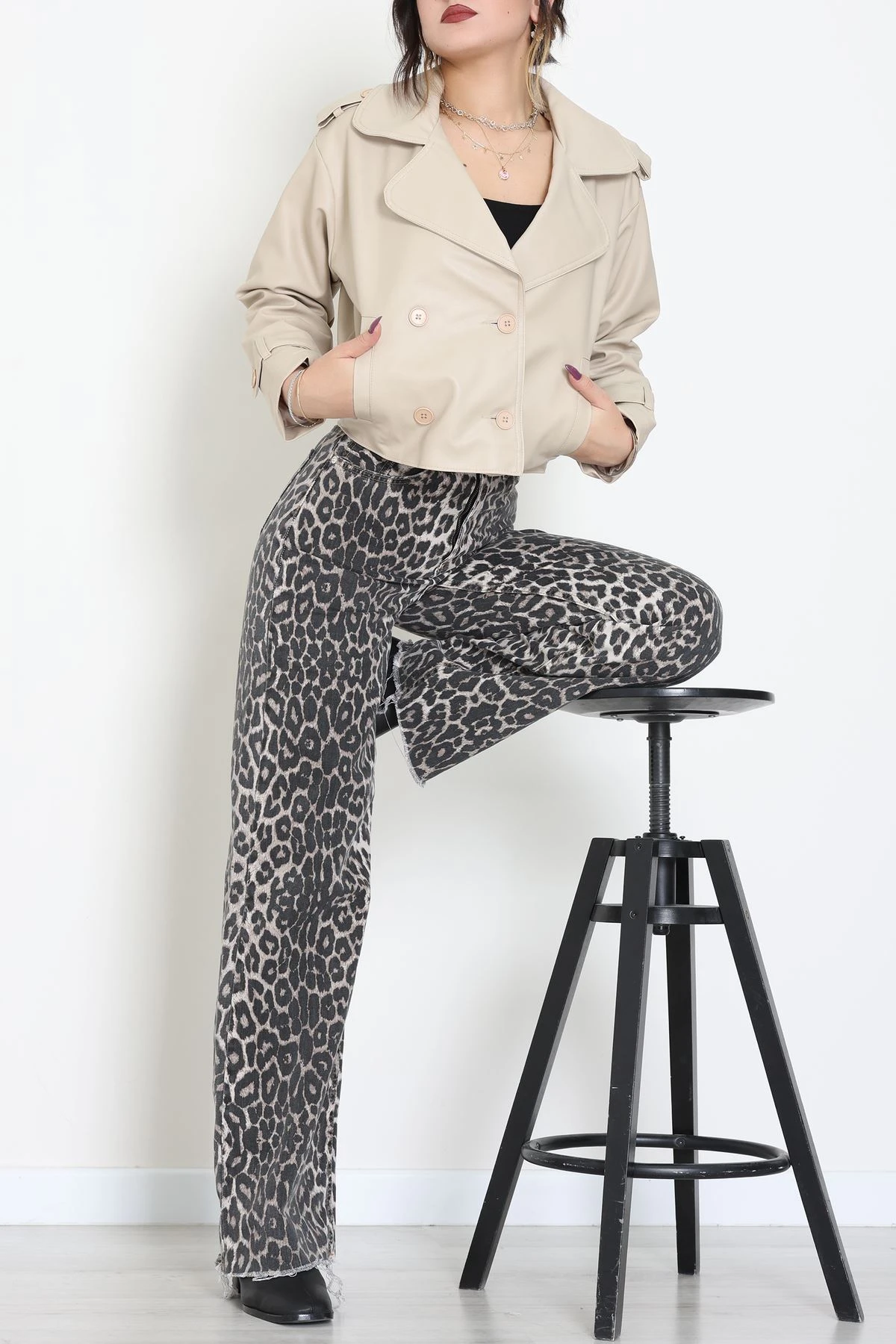 Astarlı Deri Ceket Taş - 8678.179.