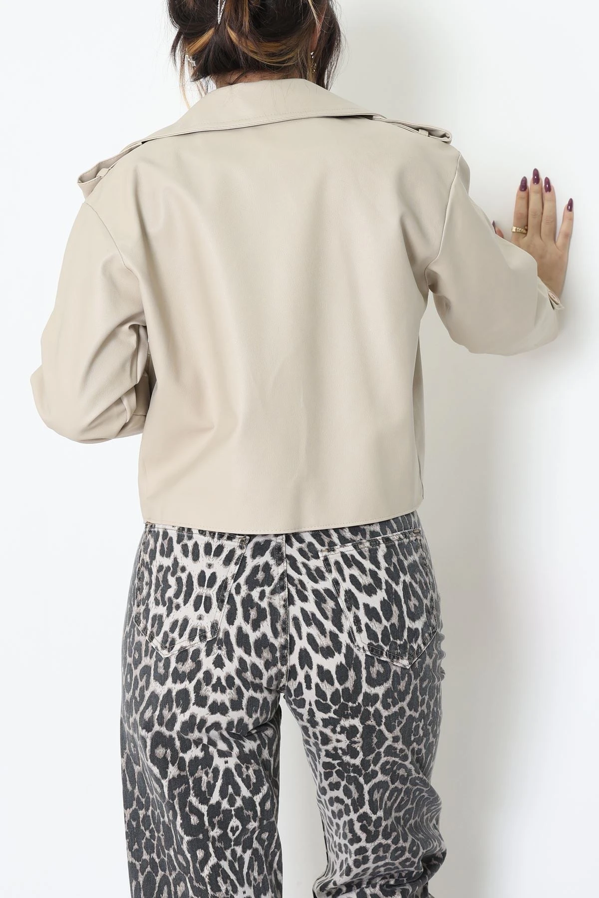 Astarlı Deri Ceket Taş - 8678.179.