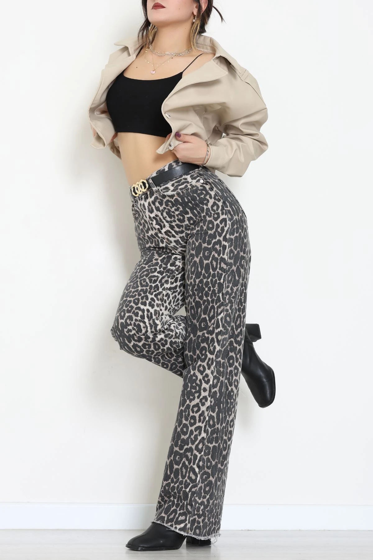 Astarlı Deri Ceket Taş - 8770.179.