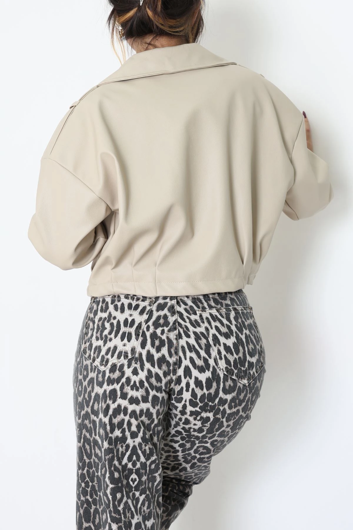 Astarlı Deri Ceket Taş - 8770.179.